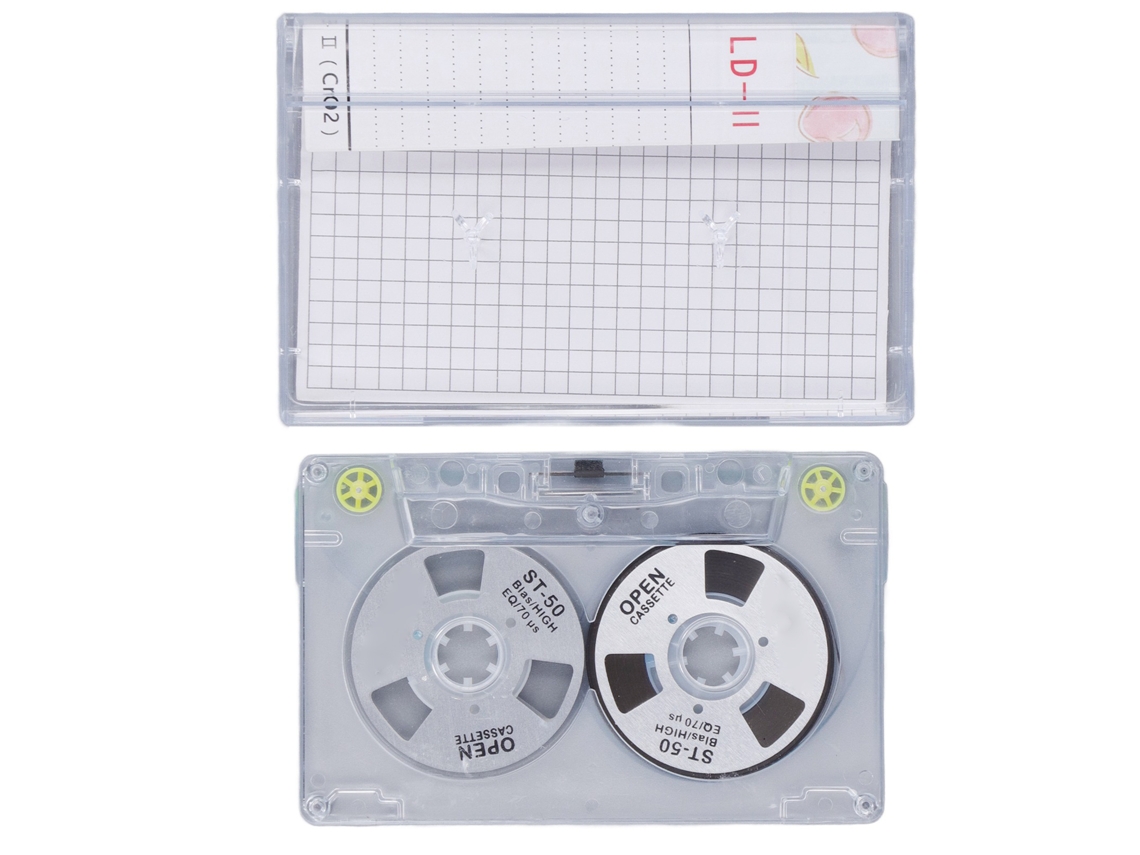 Aetheria fitas Cassette em Branco 46min Gravacao Diy Baixo Ruido para Musicas Reel To Reel Prata