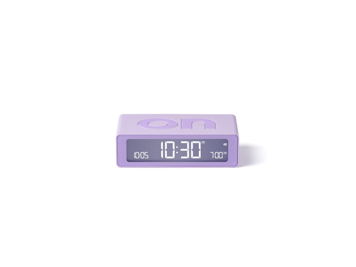Despertador LEXON FLIP Mini (Roxo Claro ) 