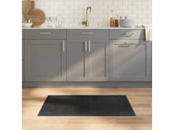 Vidaxl Tapete Retangular 60x100 Cm Bambu Cinzento