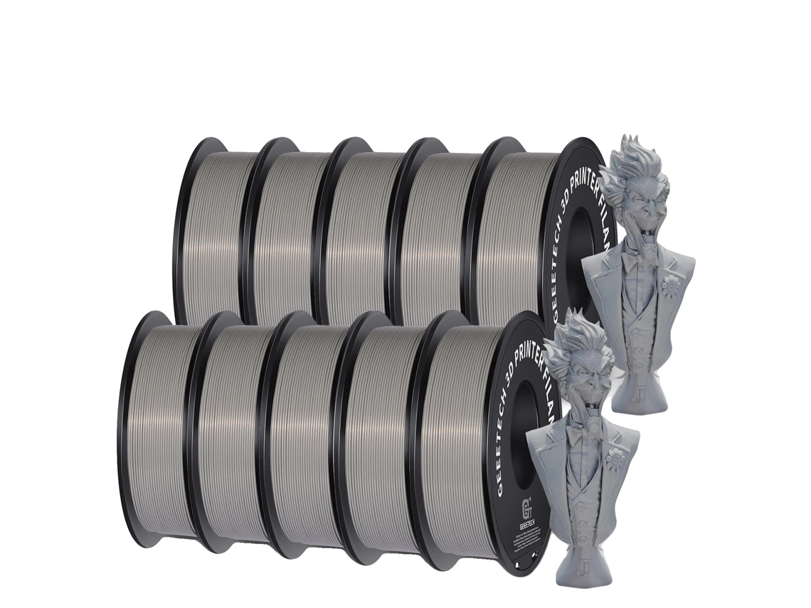 Filamento De Impressã£o 3d, Pla Ecolã³gico, Alta Resistãªncia, Cinza Oem