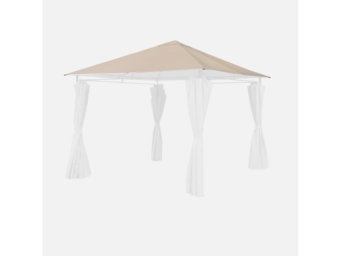 Cobertura de pérgola Elusa 3x3m, Beige