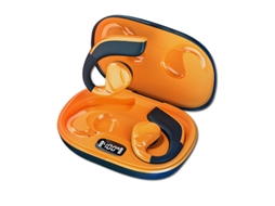 Fones Abertos Bluetooth 5.3 com Drivers Duplos de 16,2 mm JIAPEI IPX5 (laranja)