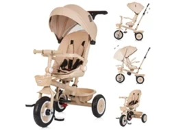 Triciclo Com Assento Giratório Marathon Até 25 Kg De Peso Chipolino - Macadamia
