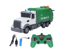 Mali brinquedo Caminhão de Lixo Controle Remoto 2.4g Modelo Sanitário Presente para Crianças