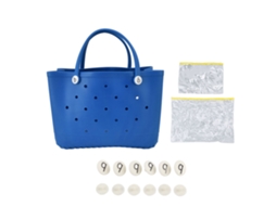 Bolsa de Praia Eva Grande Azul S/MARCA
