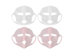 Máscara Facial De Silicone Para Umidificação E Acomodação