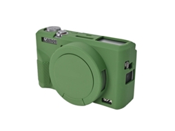 Capa Silicone HEXINYIGJLY para Canon G7x Mark Iiitampa Removível, Anti Risco Verde