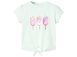 T-shirt Infantil Menta-claro 128
