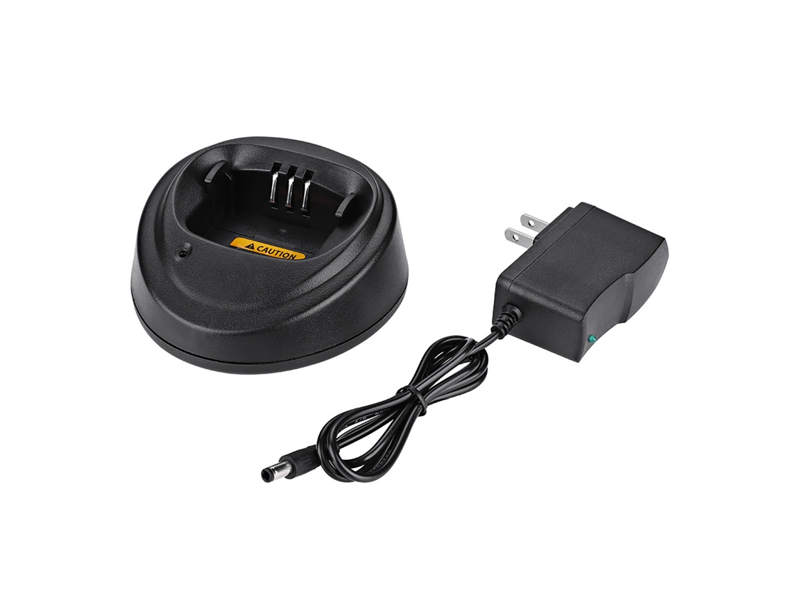 Carregador de Energia para Walkie talkie Motorola Ep450 Gp3188 Gp3688 Cp040, 12v, Plugue Americano AQUAFORGE
