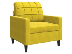 Sofa Chair, Sofa Chairs Vidaxl Amarelo Veludo (n/a)