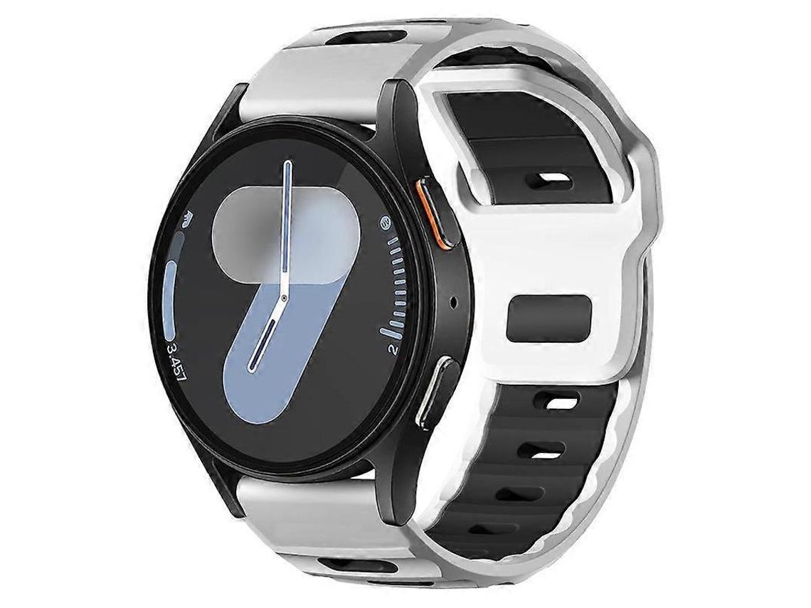 Pulseira De Silicone Bicolor Com Encaixe Plano Xdfind