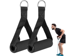 Acessórios Para Faixas Elásticas Alça De Mão Fitness Equipamento Ginástica Alças Puxar | Resistência Pegada