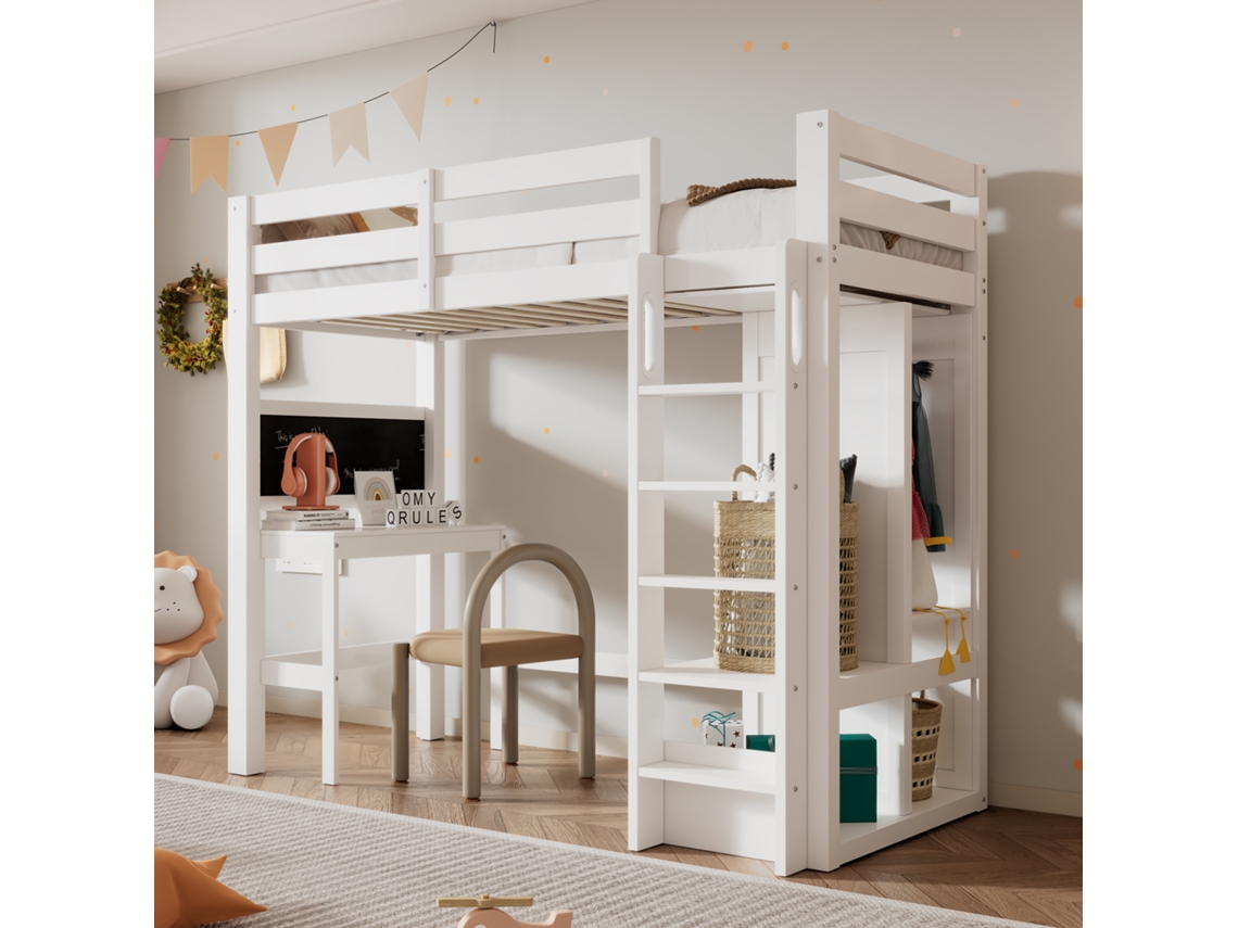 Cama Estofada 140x190 cm com Armazenamento Hidráulico e Ripas ZKAKA