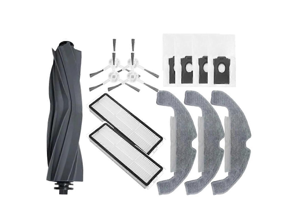 Conjunto de 14 Peças Acessórios para Aspirador de Pó Dreame D10 Plus Gen 2: Escova Principal, Lateral, Filtro, Esfregão e Saco de Pó BRILVIBERA