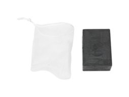 120g Sabonete De Limpeza Exfoliante Com Carvão De Bambu Preto Para Pele Suave E Radiante