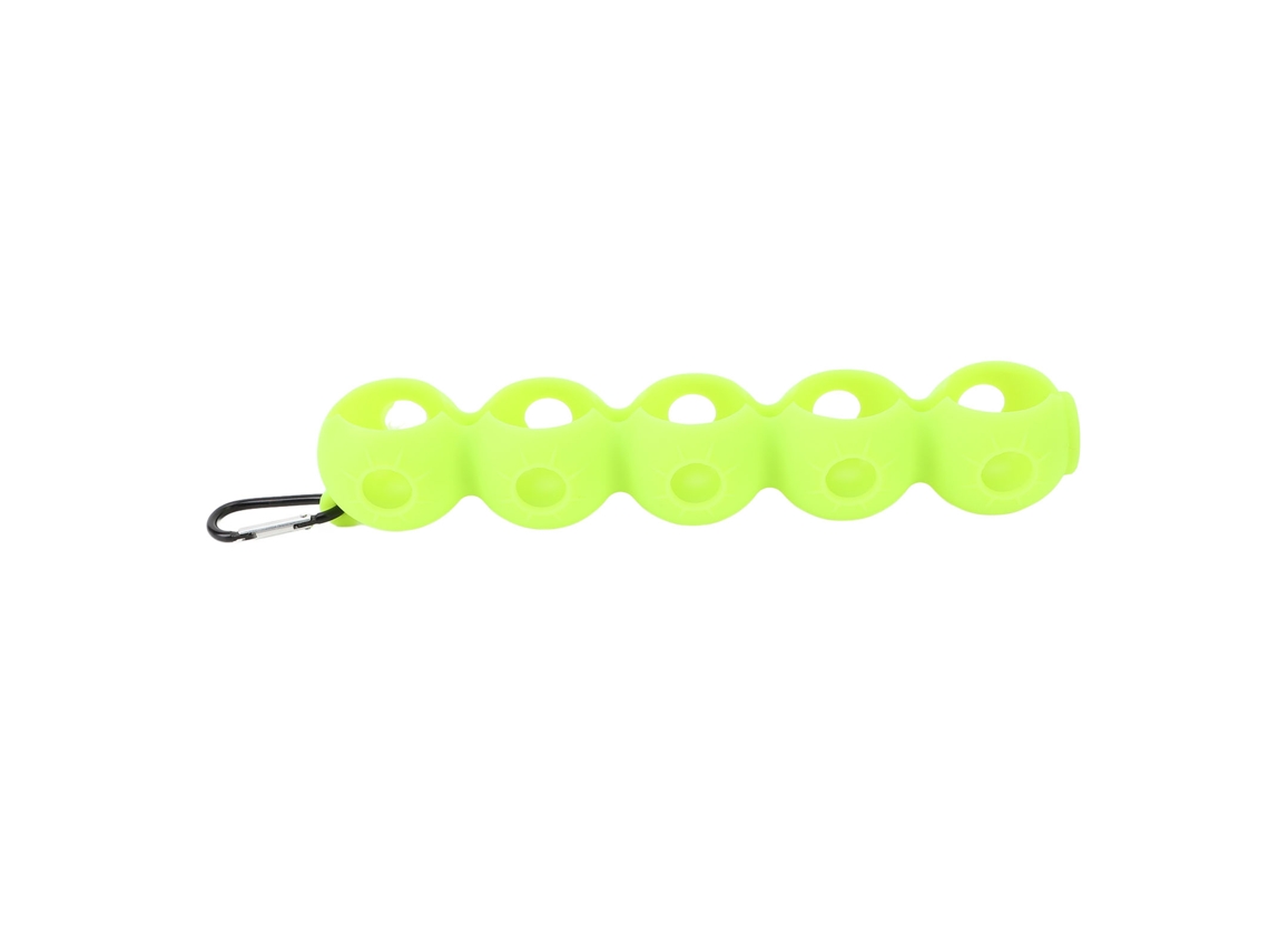 Funda de Silicone Suave com Clip para Armazenar 5 Pelotas de Golfe, Proteção para Treinamento no Green | S/MARCA