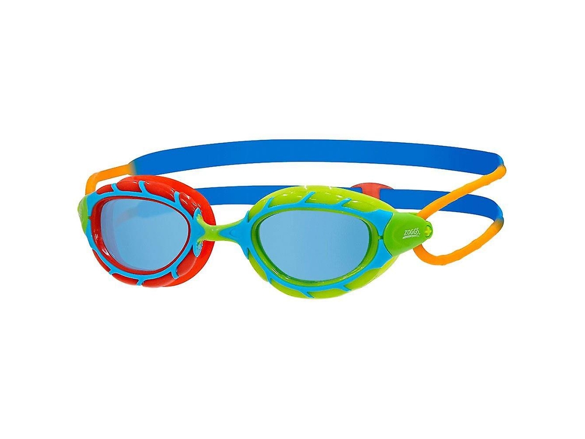 Óculos de Natação Predator Junior AQUAFORGE, azul/vermelho/claro, unissex