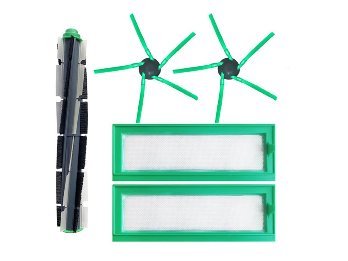 Kit de substituição para vorwerk vr200 vr300 aspirador peças reposição rolo principal escova rotação e pacote filtro hepa