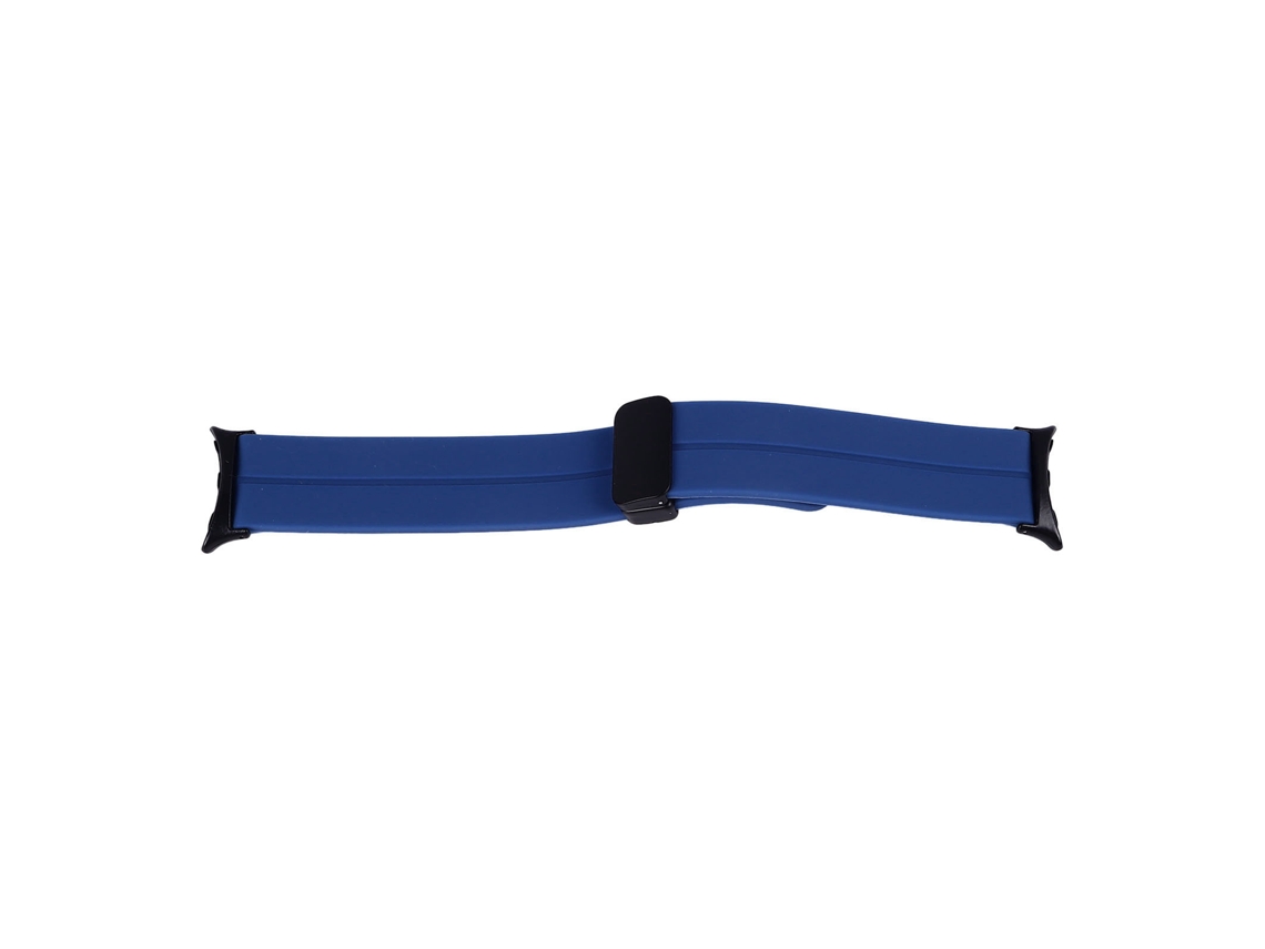 Pulseira de Relógio Magnética de Silicone Flexível para Google Pixel Watch 2 Azul