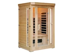 Sauna CONCEPT U Narvik 2 Lugares (Castanho - Madeira - 120x120x90 cm)