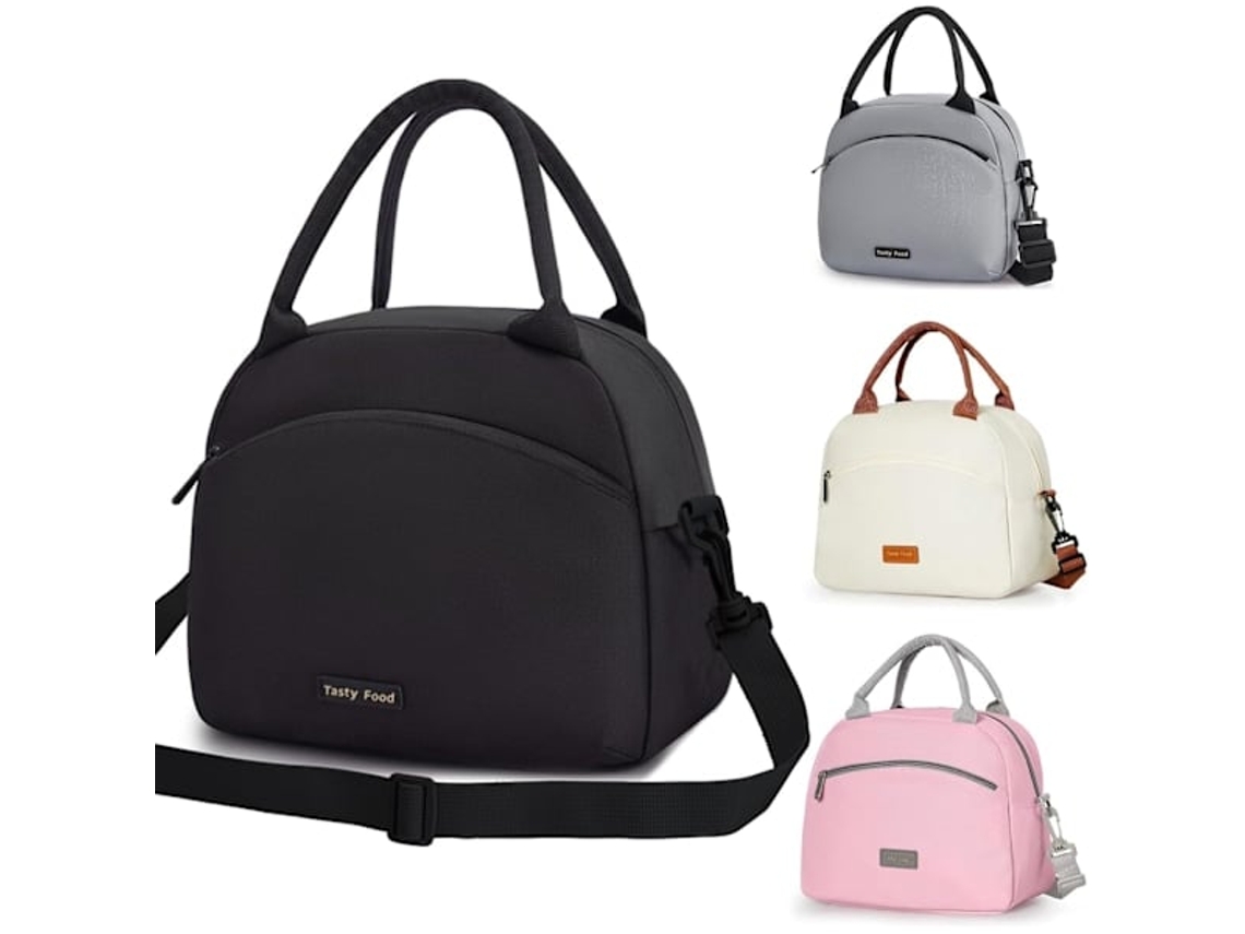 Bolsa Térmica Reutilizável para Almoço, com Alça, Ideal para Mulheres. Pequena Bolsa Térmica Impermeável Trabalho, Viagens BRILVIBERA
