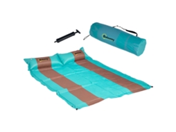 Colchão Inflável Para Camping De 2 Pessoas Com Travesseiro E Bolsa De Transporte - Ultraleve Para Camping E Trilhas