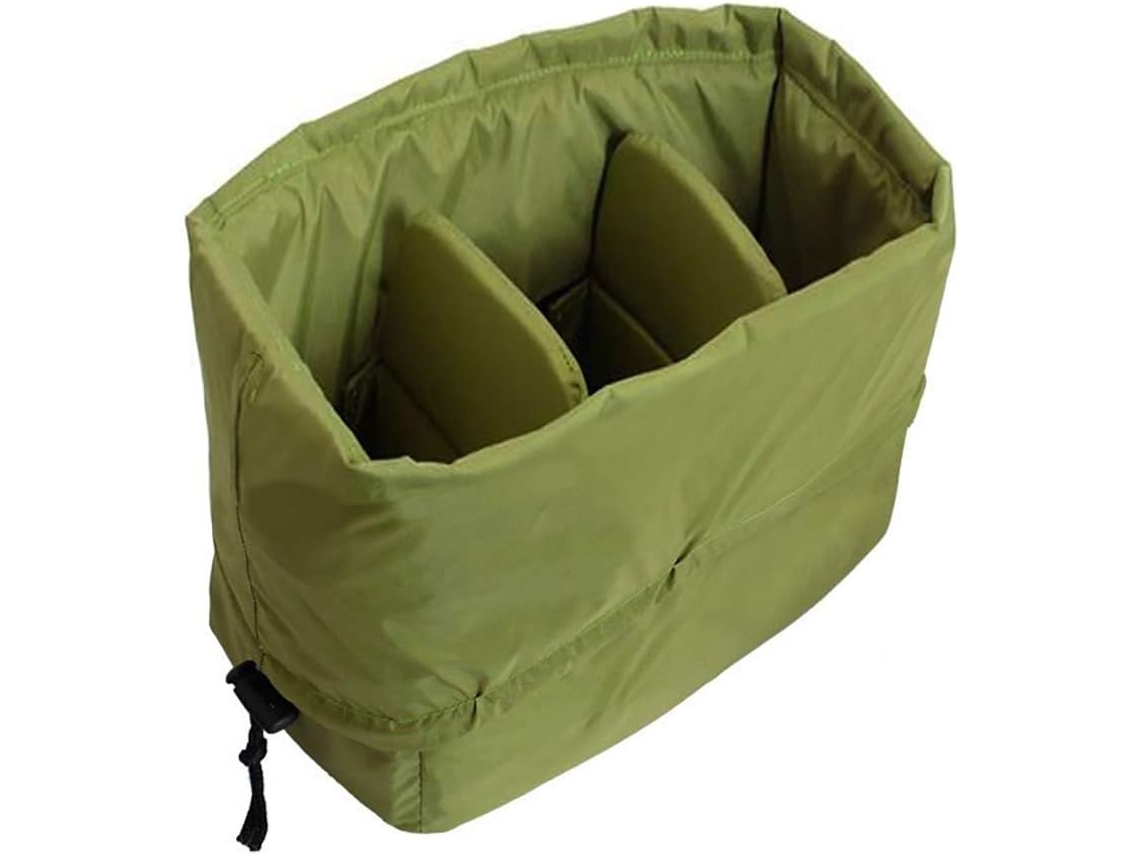 Verde Bolsa Para Câmera Slr À Prova Dágua E De Choque Com Capa Brilvibera