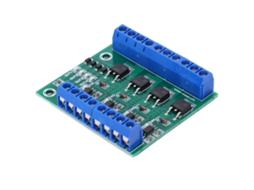 Laxiscreed Módulo Mosfet 4 Canais Com Indicações De Entrada E Saída Para Plc