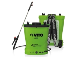 Pulverizador de Bateria de Lítio 12V/6Ah 16L 6 Barras Autonomia 4H Carregador Leve Incluído VITO