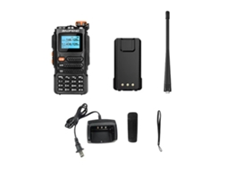 Radio Walkie Talkie Portátil 5w De Longo Alcance Com 999 Canais, Bateria De 2200mah, Tela Lcd, Lanterna E Carga Type C
