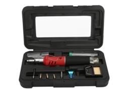 10pcs soldador de gás butano sem fio hs 1115k kit de soldadura com tocha multifuncional (vermelho) | S/MARCA