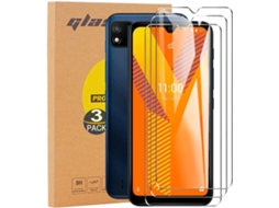 Película de Ecrã Puro Sem Bolhas Antiarranhões Antiimpressão Digital para Wiko Y62 HONGWE. Vidro Temperado