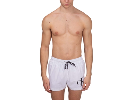 Calvin Klein Km0km01015 Swimming Shorts Branco L Homem