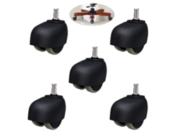 Rodízios Para Cadeira De Escritório (cor: Plunger M, 5 Rodízios, (cor: Plunger M11)