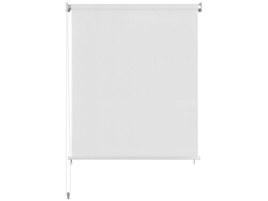 Maison Exclusive - Estore De Rolo Para Exterior 245 (l) X 140 (a) Cm Branco