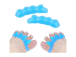 Separador de dedos Fasst Foot em gel macio, corretor de superposto e hálux valgo, separador reutilizável para sapatos CARE.