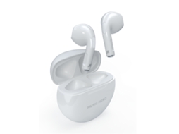 Auriculares Wireless SBS Vibe TWS (Semi-In-Ear - Autonomia: Até 15 horas - Microfone - Branco)