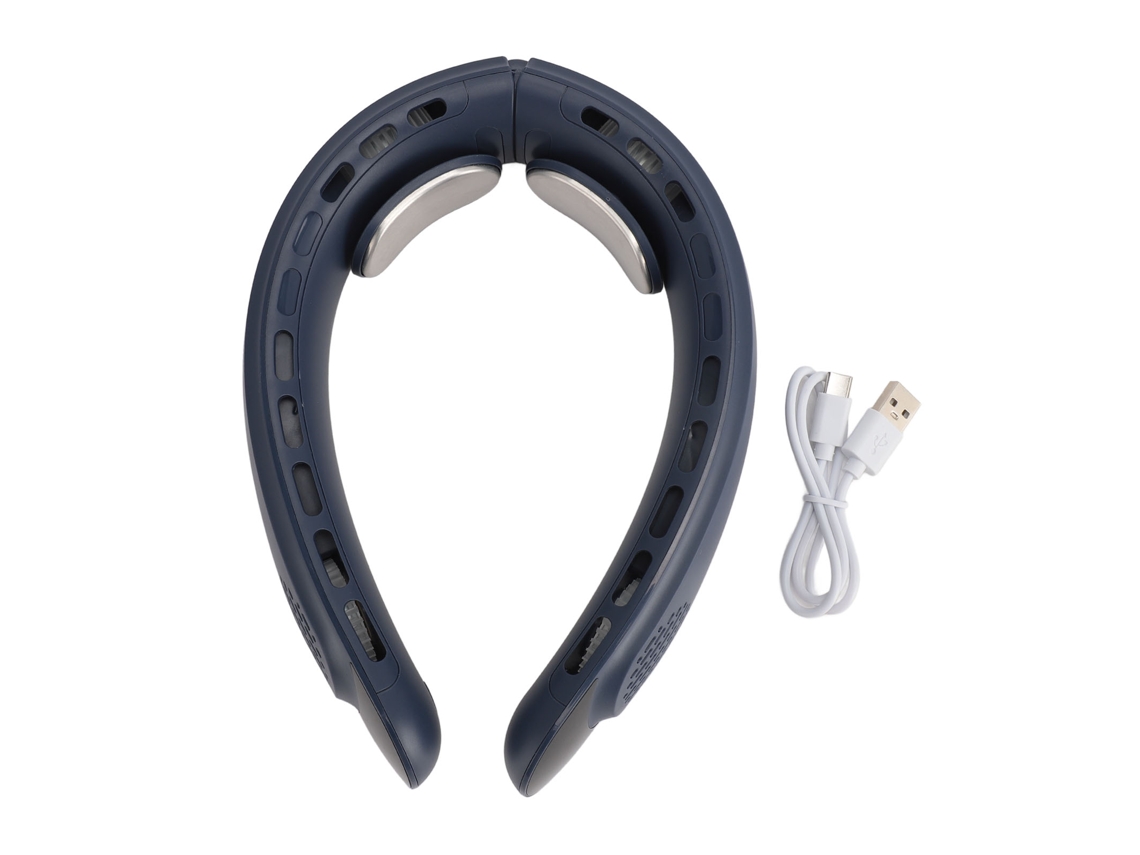 Ventilador de Pescoço Sem Lâmina Recarregável Usb com Led