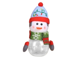 Potinho De Doces De Natal Com Papai Noel E Elfo Armazenamento Decorativo Presente Para Crianças 1unidad Pingüino