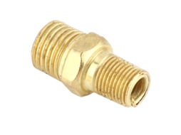 5 Peças De Acessórios De Tubulação De Aço Retos Com Rosca Macho Bspt E Conector Rápido (1/8" Bspt Para 1/4" Bspt)