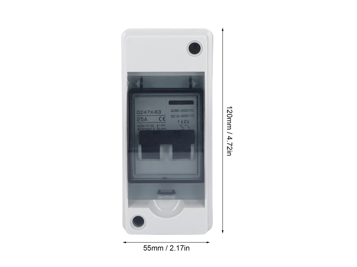 Laxiscreed Disjuntor Miniature Para Sistemas Solares Fotovoltaicos Com Proteção Ip65