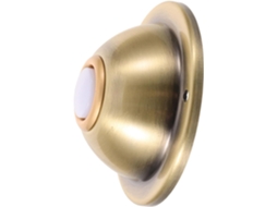 Campainha Com Design Vintage Fio, Com Botão De Ferro Dourado E Alarme Transparente Portas Casa Escritório