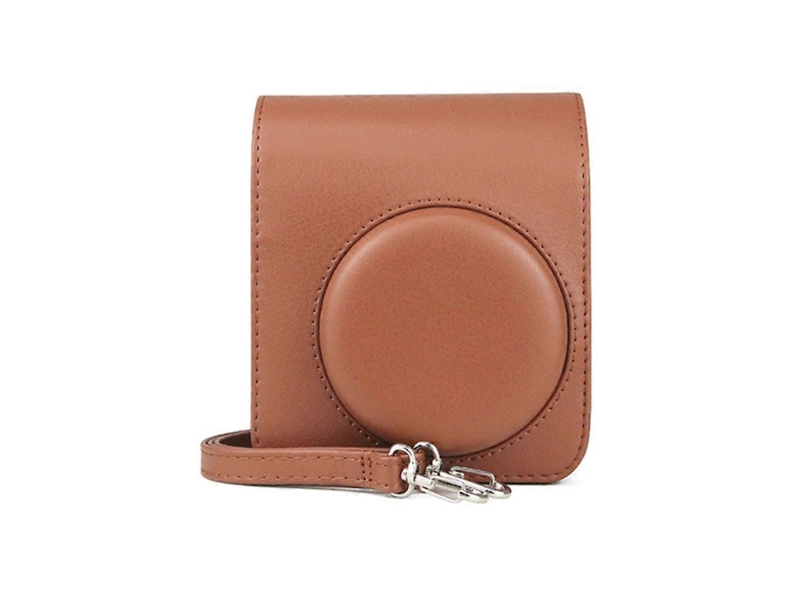 Bolsa Para Câmera Em Couro Pu Bolsa De Ombro Para Câmera Grande Capacidade Para Câmera Mini40 Brilvibera