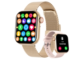 Smartwatch YIZHOOD Te650 1.91Inch 50 Modos de Desporto Ouro