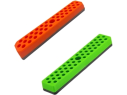 Conjunto De 2 Suportes Para Bits Chave Fenda Hexagonal 1/4", Rack