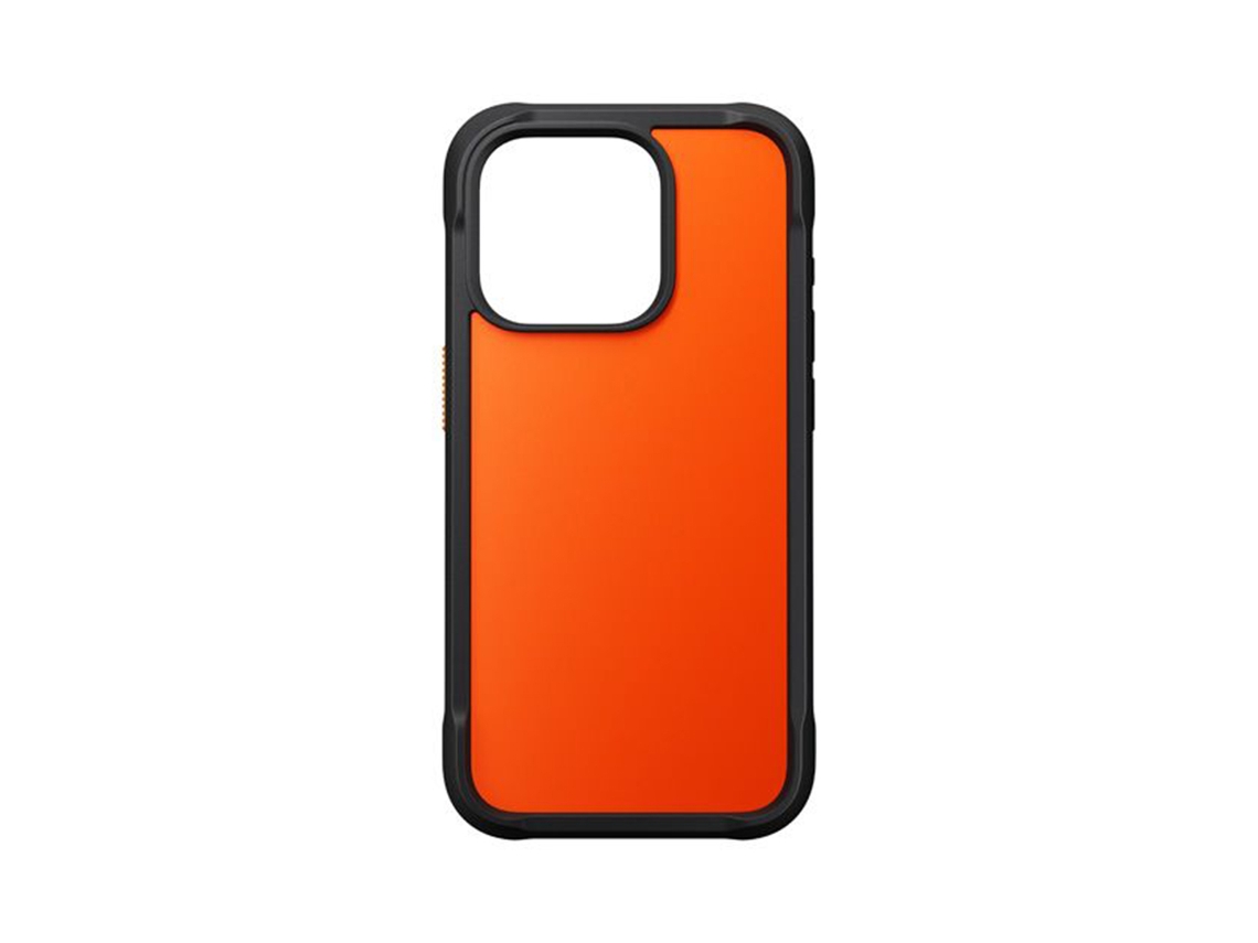 Capa Robusta Digital para iPhone 15 Pro NOMAD Anti-Choque Laranja