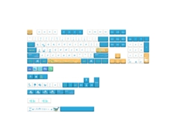 Lurelia Conjunto De 137 Teclas Underseamystery Com Perfil Xda, Em Pbt, Com Sublimação De 5 Lados, Switches Mx (6.25u E 7u). Compatível Com Teclados