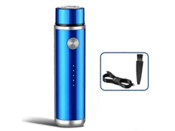 Mini Barbeador Elétrico Masculino, Aparador De Barba Portátil, Para Viagens E Carro, Lavável Via Usb, Barbeador Facial Recarregável. Hengjian