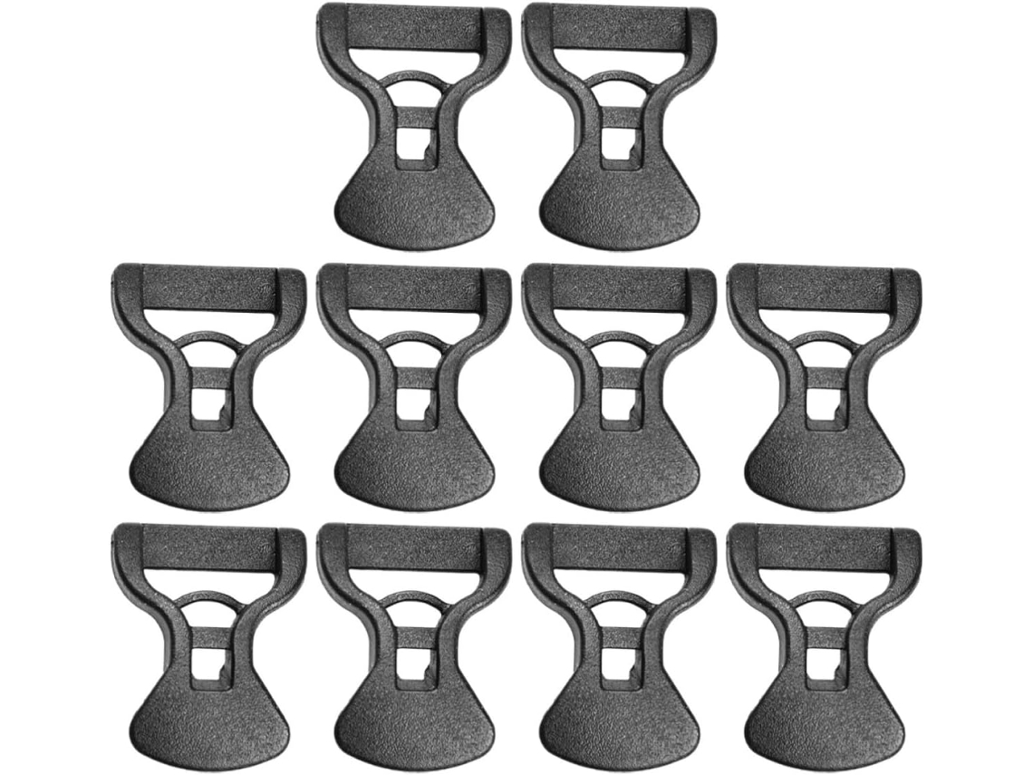 Conjunto De 10 Tensores De Corda Ajustáveis Para Barraca, Com Fivela.
