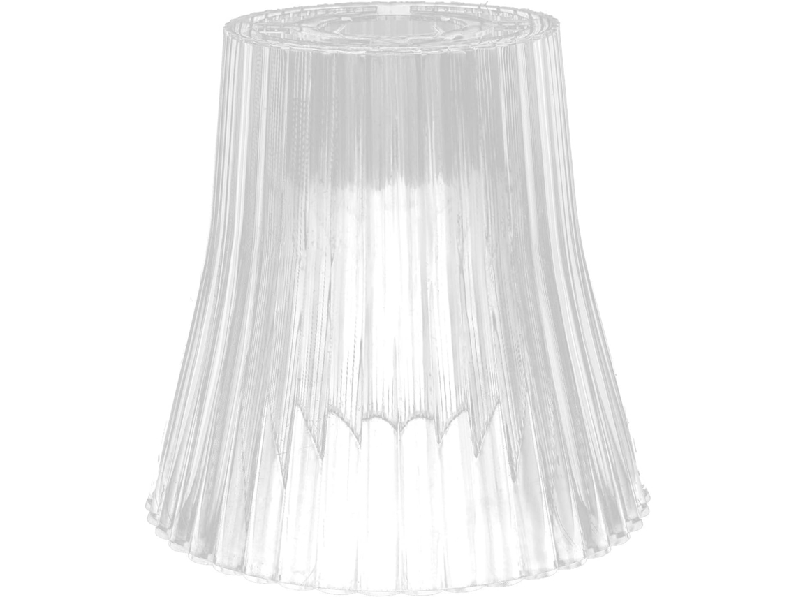 Suporte de Lâmpada Suspensa em Acrílico Transparente para Luminária Pendente, Lustre Sólido e Texturizado, Compatível com SFUSHOS